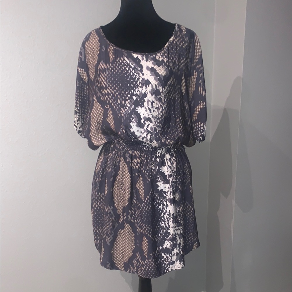 Chic Snake Print Dress